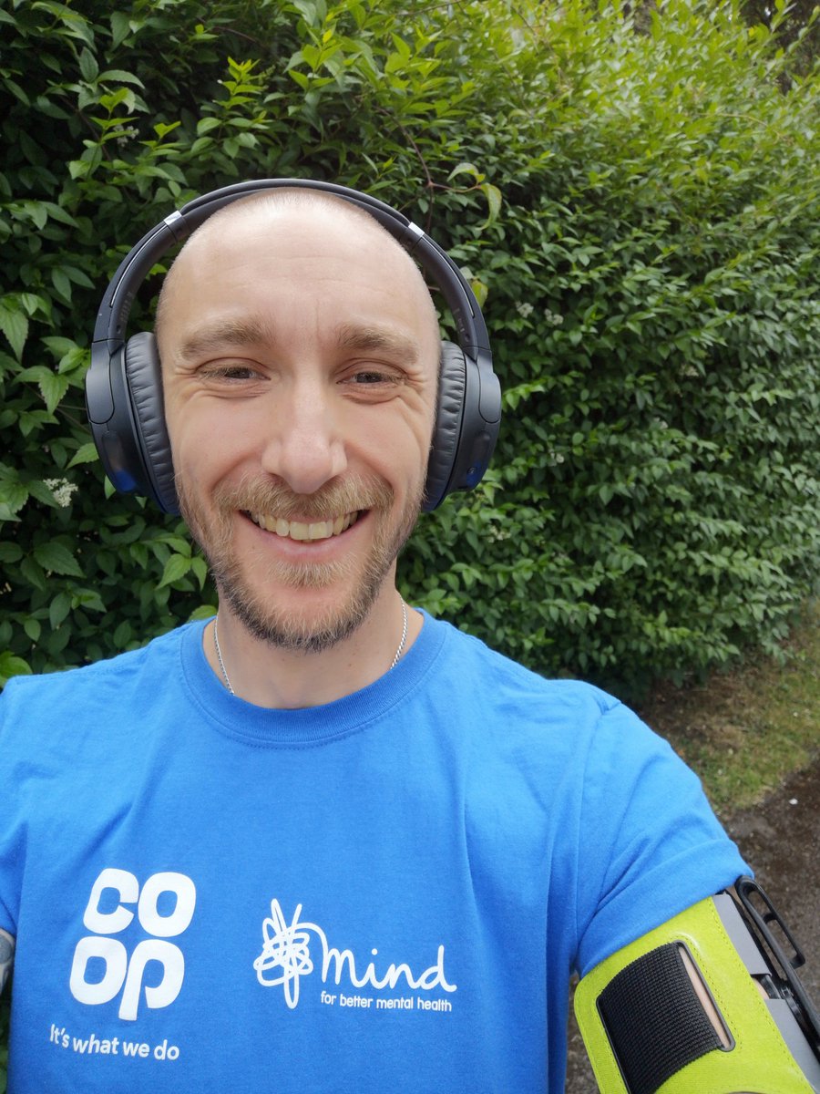 After running 150miles last month to raise £ for <a href="/MindCharity/">Mind</a> I developed tendonitis. After 5 weeks without running i FINALLY managed a run yesterday! Enough can't be said for benefits of exercise on mental health. Proud to have my employer <a href="/coopuk/">Co-op</a> supporting MIND! #ItsWhatWeDo