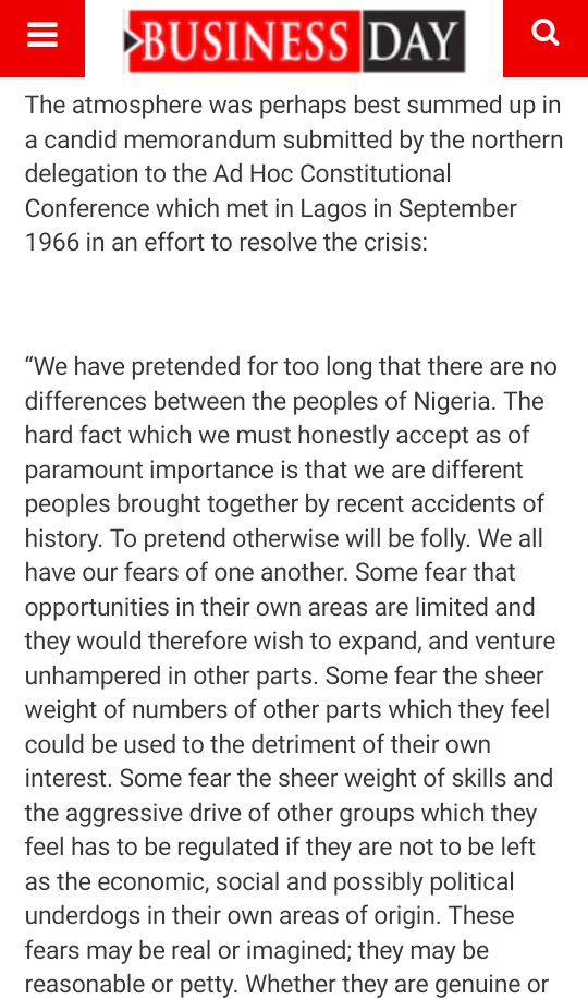 The screenshots below best explain exactly what we& #39;ve been dealing with in this country. There& #39;s paranoia all over the place. Can the country ever truly be united? Ayò, until restitution is made, I fear not.