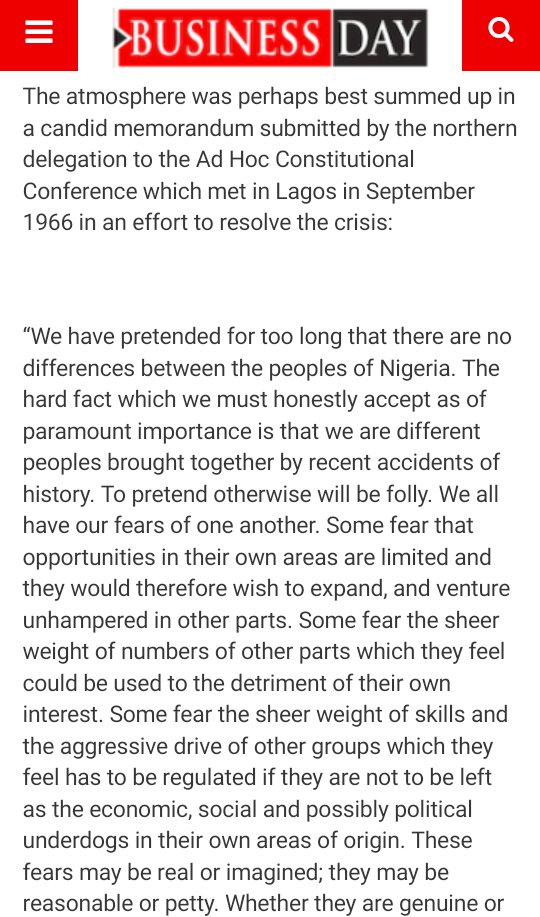 The screenshots below best explain exactly what we've been dealing with in this country. There's paranoia all over the place. Can the country ever truly be united? Ayò, until restitution is made, I fear not.