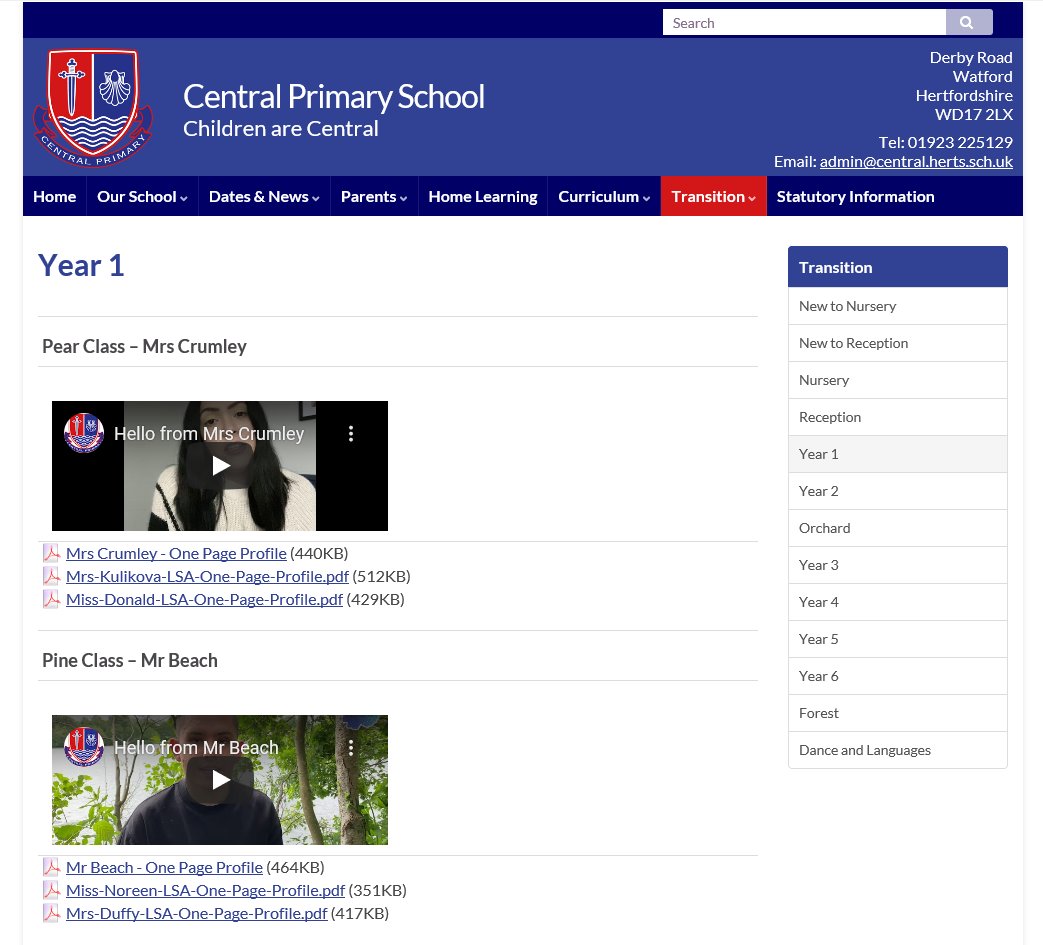Centralprimary's tweet image. Very important transition work is on it&apos;s way at Central Primary! The teachers have shared their videos and One Page Profiles! Now it&apos;s your turn! Visit central.herts.sch.uk/transition/ for more details! #TransitionIsCentral