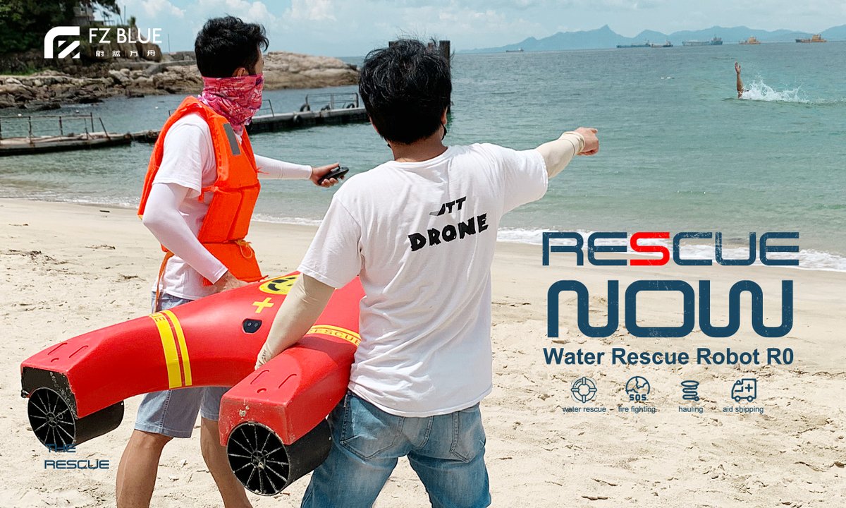 We've heard that there were many accidents casued by drowning recently. Some were even desperate losing hope gradually while calling on rescuers, yet they still couldn't get away with it. Here comes the R0 that can be launched right away at 7m/s. More: en.fzblue.com