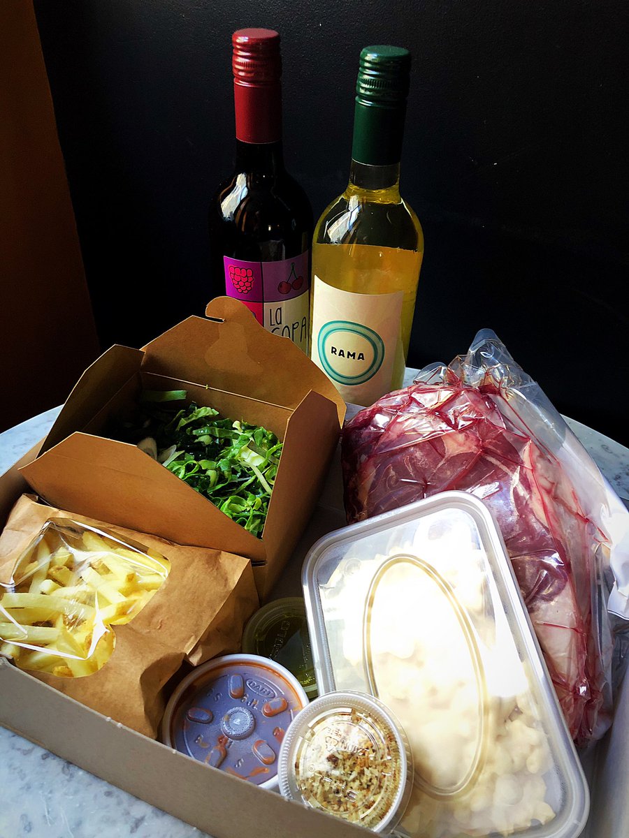 Early birds! Order our steak meal kit for delivery this Wednesday and we’ll chuck in a bottle of house red or house white-we’re nice like that! 🍷🥩 

bit.ly/3eZb1wt