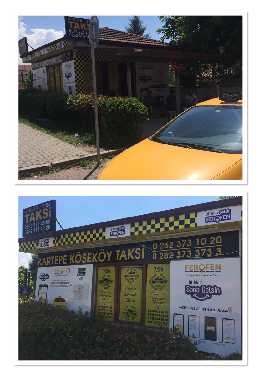 Ferofen, Kartepe Taksi Durağı'nda hizmetinizde. Yerli ve milli yazılıma sahip uygulamamız ile güvenli, kolay ve hesaplı taksi bi tıkla sana gelsin!
Ferofen ailesine diğer taksi duraklarımızıda bekliyoruz.
Uygulamamıza aşağıdaki linkten ulaşabilirsiniz:
ferofen.com/appIndir