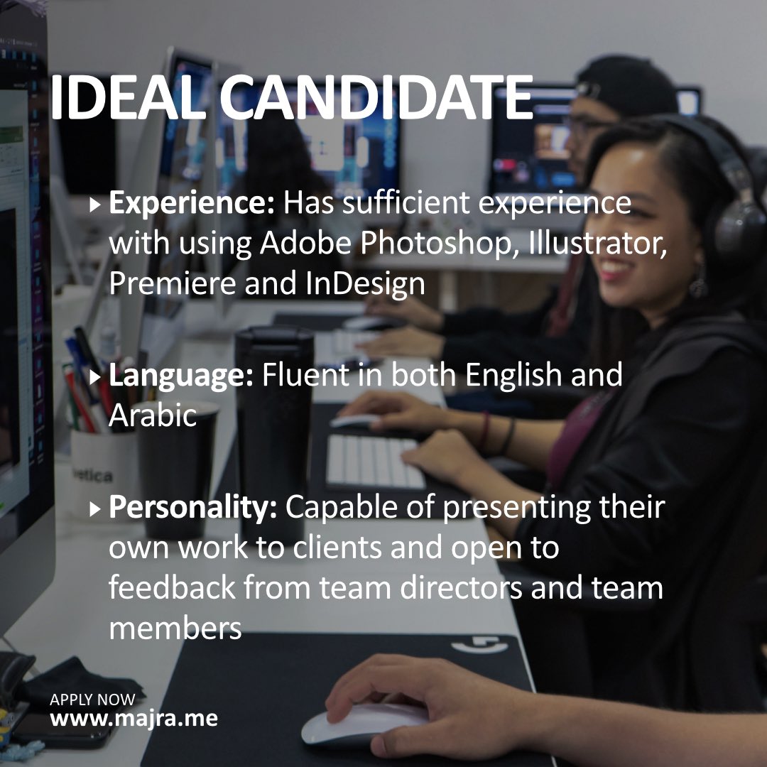 Looking to work in a fun and creative environment? Fathom is the place for you! They are currently hiring for a Creative/Multimedia Designer, find out more here majra.me/opportunity?op…