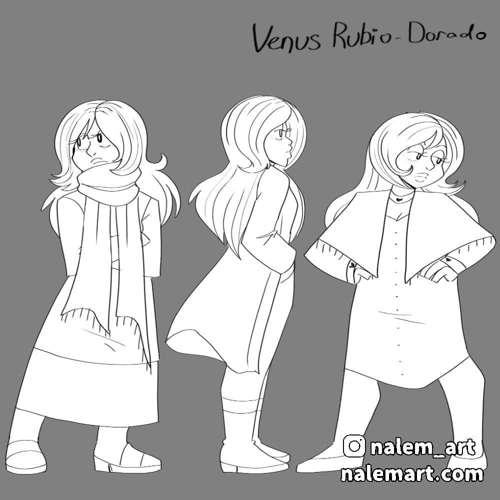 nalem's tweet photo. Still taking some time to work on concept poses for Sol Dorado characters. Here's Sol's mom, Venus. She's very proud but also reserved with her feelings, I hope I communicated that.
.
.
.
.
#artistsoninstagram #soldorado…
📸 https://t.co/p7i8noX8pe via https://t.co/YPd2mWWSEY https://t.co/c0oBGKStCb