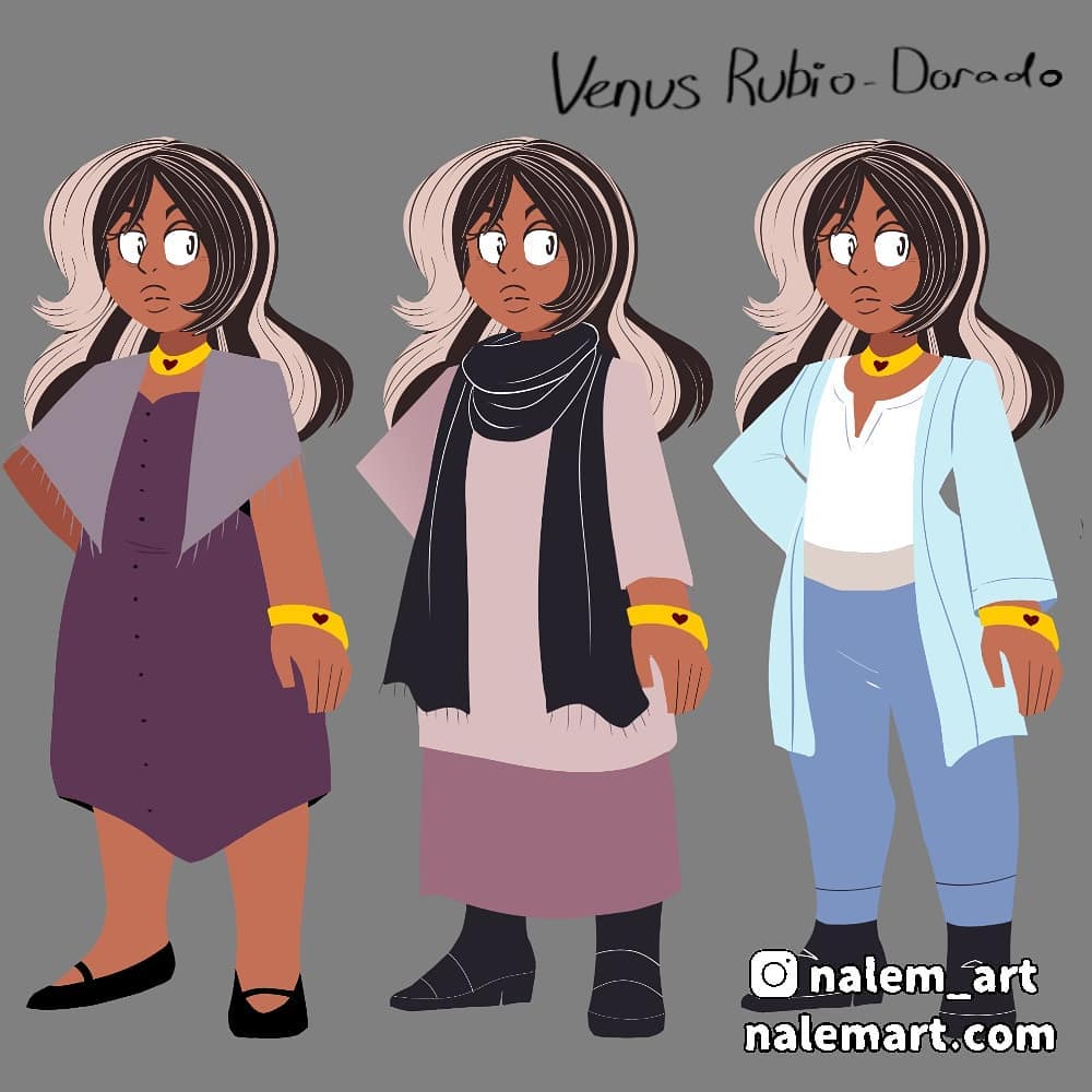 nalem's tweet photo. Still taking some time to work on concept poses for Sol Dorado characters. Here's Sol's mom, Venus. She's very proud but also reserved with her feelings, I hope I communicated that.
.
.
.
.
#artistsoninstagram #soldorado…
📸 https://t.co/p7i8noX8pe via https://t.co/YPd2mWWSEY https://t.co/c0oBGKStCb