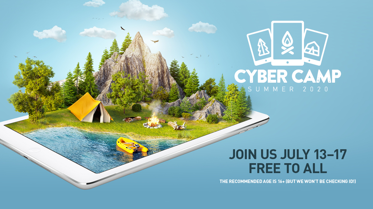 Excited to be launching our Cyber Camp 2020 event. Register today at thecybercamp2020.com #onlinelearning
