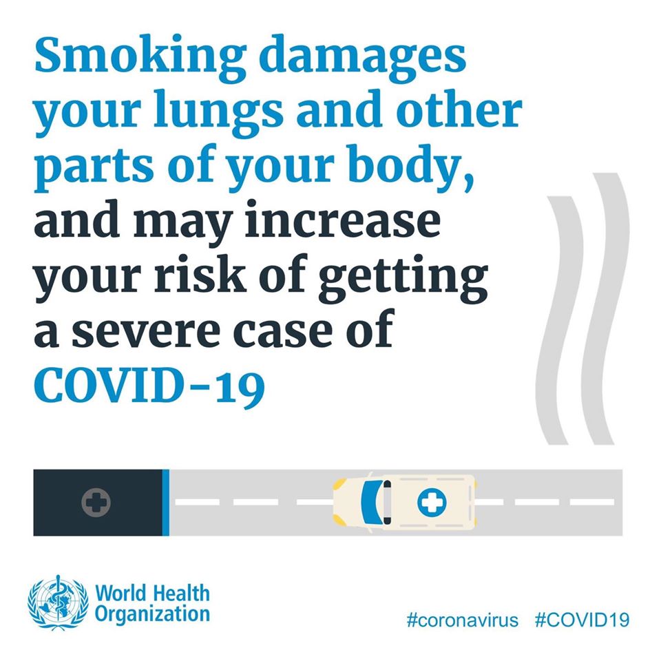 YPSDUN's tweet photo. Smoking damages your lungs and other parts of your body, and it makes you more vulnerable to COVID-19 infection.
It is the right time to 🚭 quit smoking for a safer and better health. 💪 https://t.co/nlnbc0TzHl