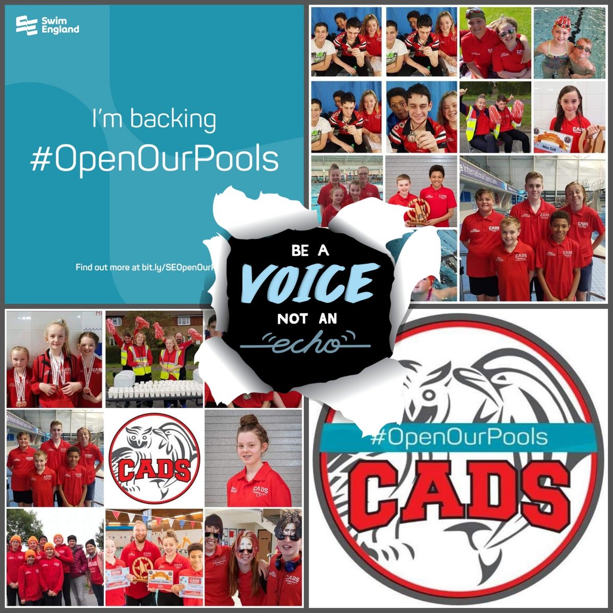 SwimCads's tweet photo. #OpenOurPools Team CADS are making their voices heard #teamcads #swimengland https://t.co/BgmWCGi93Q