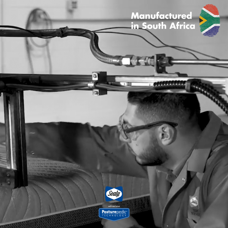 SealySA's tweet photo. Did you know... Your Sealy, purchased in South Africa, is made right here on home soil. Everything is done according to strict international standards that Sealy is known for, but every stitch is sewn by local hands.

#SupportLocal  #ProudSupporterOfYou #HealthySleepHealthyLife https://t.co/jh0xpKeGRl