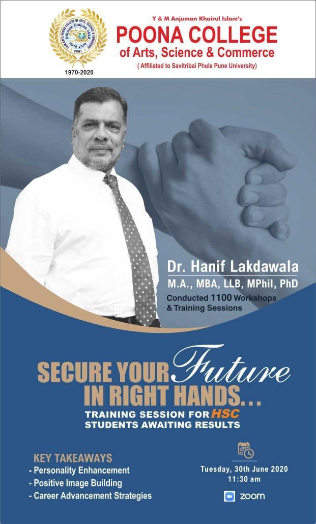 Farhat_Sk29's tweet photo. #Secure Your #Future In Right Hands

A #Training Session for #HSC #Students Awaiting #Results

By Hon. Dr. @MHanifLakdawala 

Date: 30th June 2020, Tuesday
Time: 11:30 am

#Free #Registration: https://t.co/oBB9DyDcOa
@AkisPoona @742ac0db714344e @MHanifLakdawala @JahanAaraPathan https://t.co/m4ILYDdFfG