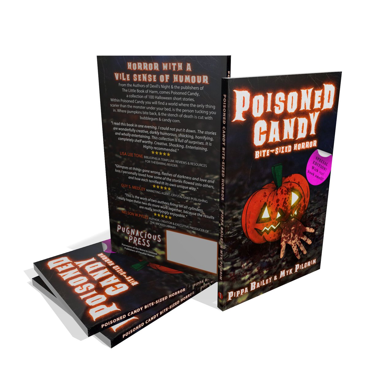 Poisoned Candy E-book available for $.99 until June 30th, grab yourself a copy now! 100, 100-word horror stories from Myk Pilgrim and Pippa Bailey, 

 #cheapbook #99pbook 

Amazon UK: amzn.to/2EsDPzU
Amazon US: bit.ly/CandyAzUS
📙 ibooks: books2read.com/PoisonedCandy