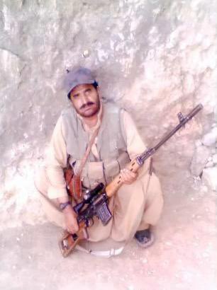 Mahrang Baloch will never mention the propaganda images & videos released by various  #BLA cadres eulogizing terrorist Abdul Gaffar Langove commander BLA who led terrorists in mountains.She’d never tell you that he was killed in an intra gang warfare between BLA factions./110