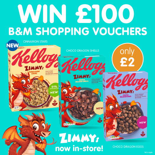 bmstores's tweet photo. 💸 #COMPETITION TIME 💸 

We've teamed up with Kellogg's to giveaway £100 worth of B&amp;M vouchers to one ucky winners! https://t.co/gSpgCssbNm

For your chance to #WIN, simply FLW/RT &amp; COMMENT what you'd spend the vouchers on! 

Competition ends 9am 3/7/20 https://t.co/KEIkbJ0s7h