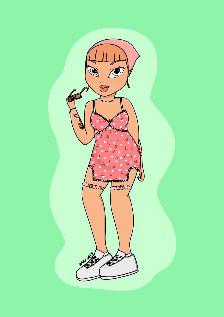 georgia28grace's tweet photo. @hqrriet I draw people as Bratz dolls, soon printing them onto T-shirt’s. Would mean so much if you saw my page 💞✨ @baby.gee.tees https://t.co/zABDSzZEpD