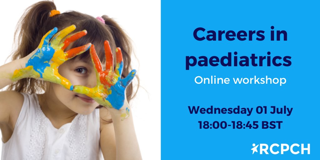 RCPCHtweets's tweet photo. Foundation doctors and final year students: interested in paediatrics? Join our free 45 minute session this Wednesday at 18:00 BST. We'll focus on academic training opportunities within paediatrics, including the ACF programme and PhD opportunities. https://t.co/8dRvKQJpID https://t.co/gPGte2WChT
