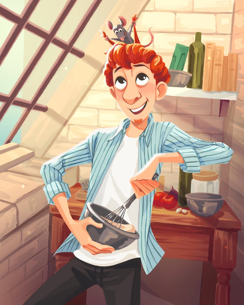 DisneySpain's tweet photo. Paris no vuelve a ser la misma desde que Remy y Alfredo Linguini se pusieron detrás de los fogones. 🐭🧑‍🍳

¡Hoy celebramos el 13º aniversario de esta historia! https://t.co/ZLnUHQqtUT