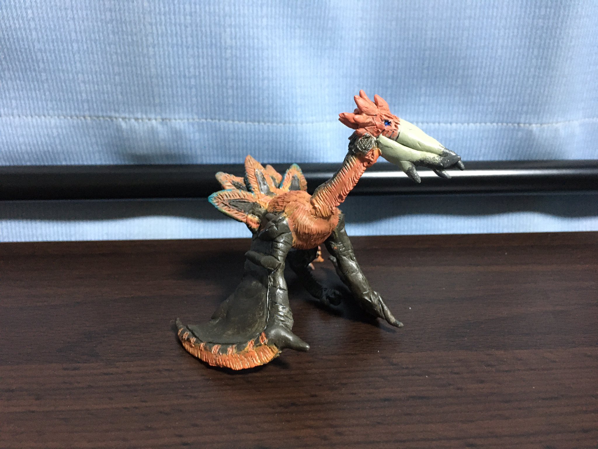 モンハン　モンスターハンター　眠鳥ヒプノック　フィギュア　リペイント モンハン モンスターハンター 眠鳥ヒプノック フィギュア