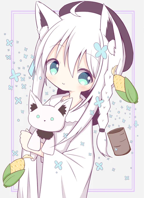 白上先輩すき
#絵フブキ 