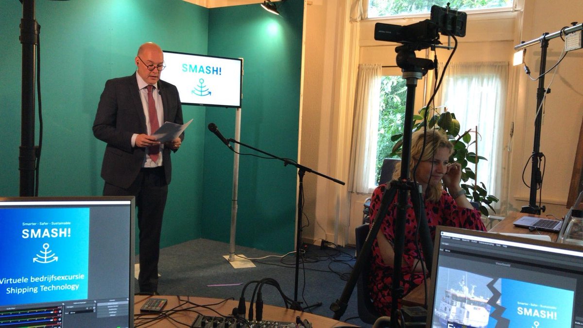 SMASH_NFSS's tweet image. Heb je onze virtuele excursie bij @Shipping_Tech gemist? En wil je meer weten over wat Shipping Technology doet op het gebied van autonoom varen en #smartshipping? Je kunt de excursie nu ook terugkijken op onze website: smashnederland.nl/nieuws/terugki…