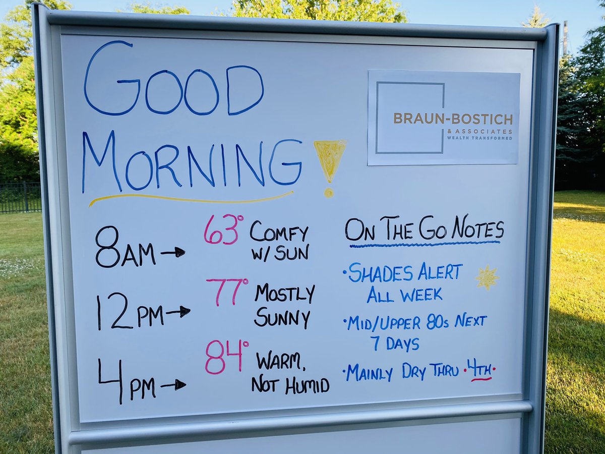 Verz's tweet photo. WakeUp #WhiteBoardWeather βοΈ #MondayMorning βοΈ #Pittsburgh βοΈ #Weather βοΈ #SimplyAccurate ππ» #NoHyoe ππ» #MondayMotivaton
Shades π Alert π¨ Today and beyond! https://t.co/rx7QEewjIs