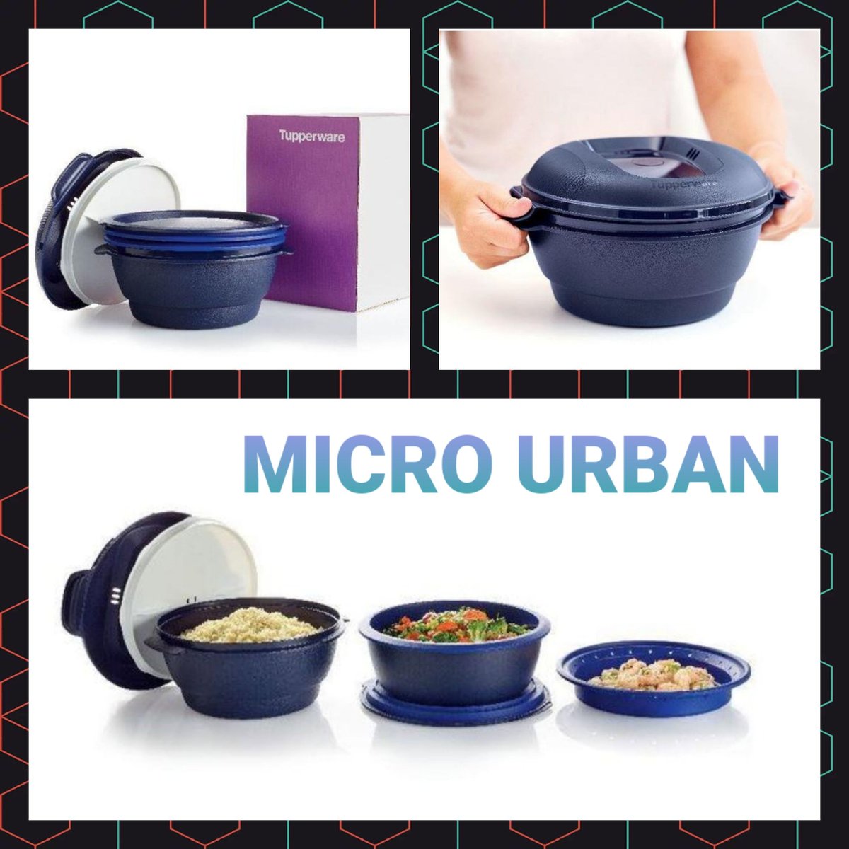 miriam_duran's tweet photo. MICRO URBAN 3L

          4 en 1

Cocinar de forma saludable no tiene porqué ser aburrido

Un menú completo en minutos, más tiempo para ti

#tuperware
#tupperwareespaña
#cocinaresfacil #microondas #microurban #menucompleto #comidasaludable #comidacasera
#menaje #cocina https://t.co/AgGRfWWt8n