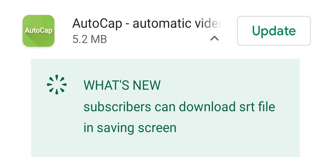 smartfilming's tweet photo. This added feature for #AutoCap might be really useful for those who want to export the text of the created captions. https://t.co/j83cQuppYy