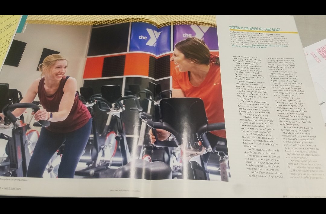 YMCAHeather's tweet image. Our very own @YMCAKatelyn and @YMCASara are in the #CommunityRec magazine!