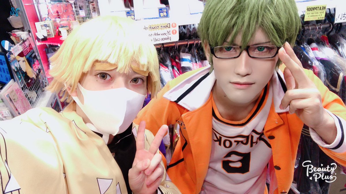 cosplaystaff312's tweet photo. #うめだらけ本日のコスプレスタッフ

本日のスタッフは、サバトさんとソラでした！！
すみません、ツイート忘れてました😭
ちゅんたろうもいるよ！^_^ https://t.co/fk056AadZp