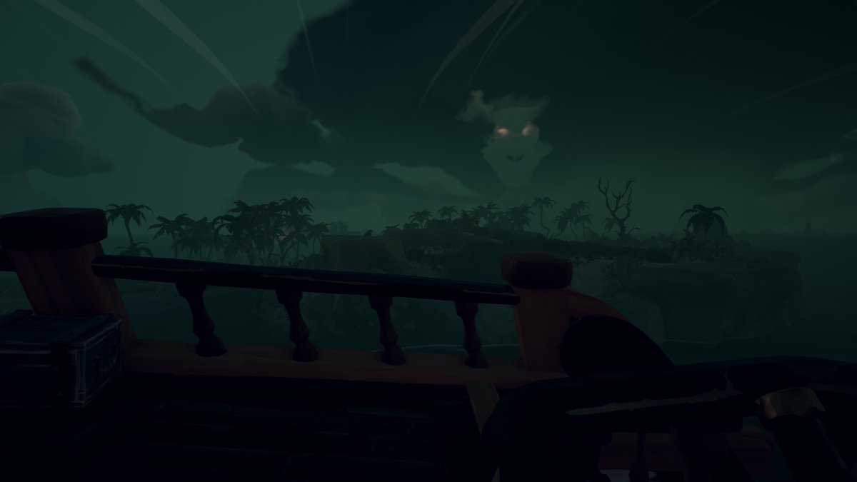 StacieViathon's tweet photo. @SeaOfThieves #SoTShot  Flamebeard through a fog bank is stuff of nightmares... https://t.co/WpTv110xvj