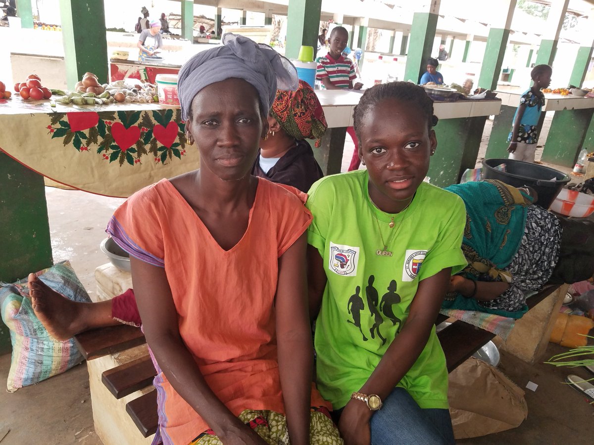 ChildFundGambia's tweet photo. Imagine entering the rainy season without a #roof over one's head and source of living disrupted due to Covid-19?
With our #UnconditionalCashTransfer program, Lissa, a widow and mother of 9 not only have her roof back, but her #business too.
😊😊😊 https://t.co/pXW9dofLUF