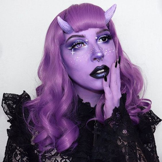 why tan your skin an inappropriate amount when you can literally be any other color you want...more pink and blue and green and purple face paint pls a la  @JunoBirch