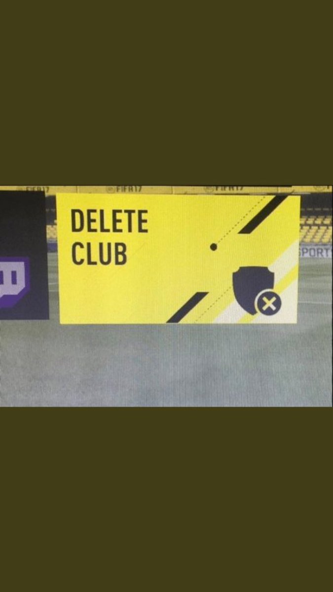 FinaticsFifa's tweet image. #Fifa #fifa20 
Have you ever deleted your club?

Tag a friend that’s done it on Fifa 20⚽️