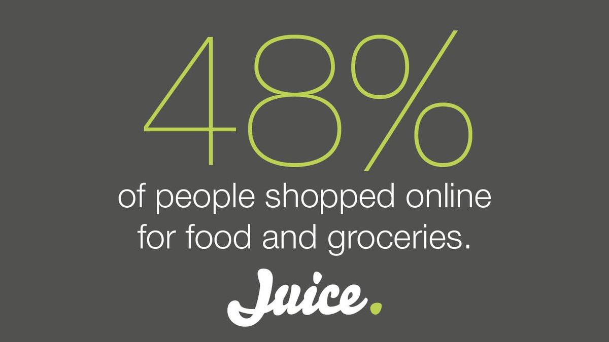 thatsjuice's tweet photo. 48% of those surveyed by IGD (April),  grocery shopped online. Did you know getting clear hero online images can increase sales by up to 34%? We’re working our clients, to ensure their products grab the attention of shoppers.  Find out more at social@juice.eu.com ⁠

⁠ https://t.co/DALwVq2Zps