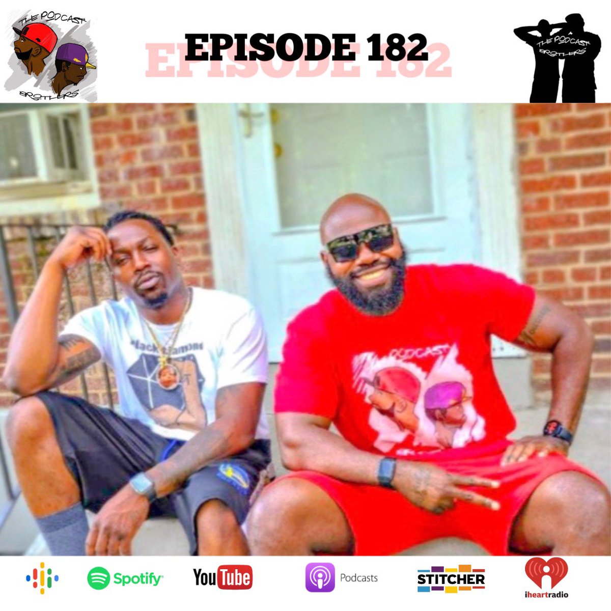 PodcastBrothers's tweet photo. #AudioFamNetwork presents #ThePodcastBrothers Episode 182
#PodsinColor #MondayMotivation #PodernFamily #dopeblackpods #podcast #podcasts #comedy
🎧 https://t.co/J6nrYEZbaX https://t.co/0UXZkSU54l