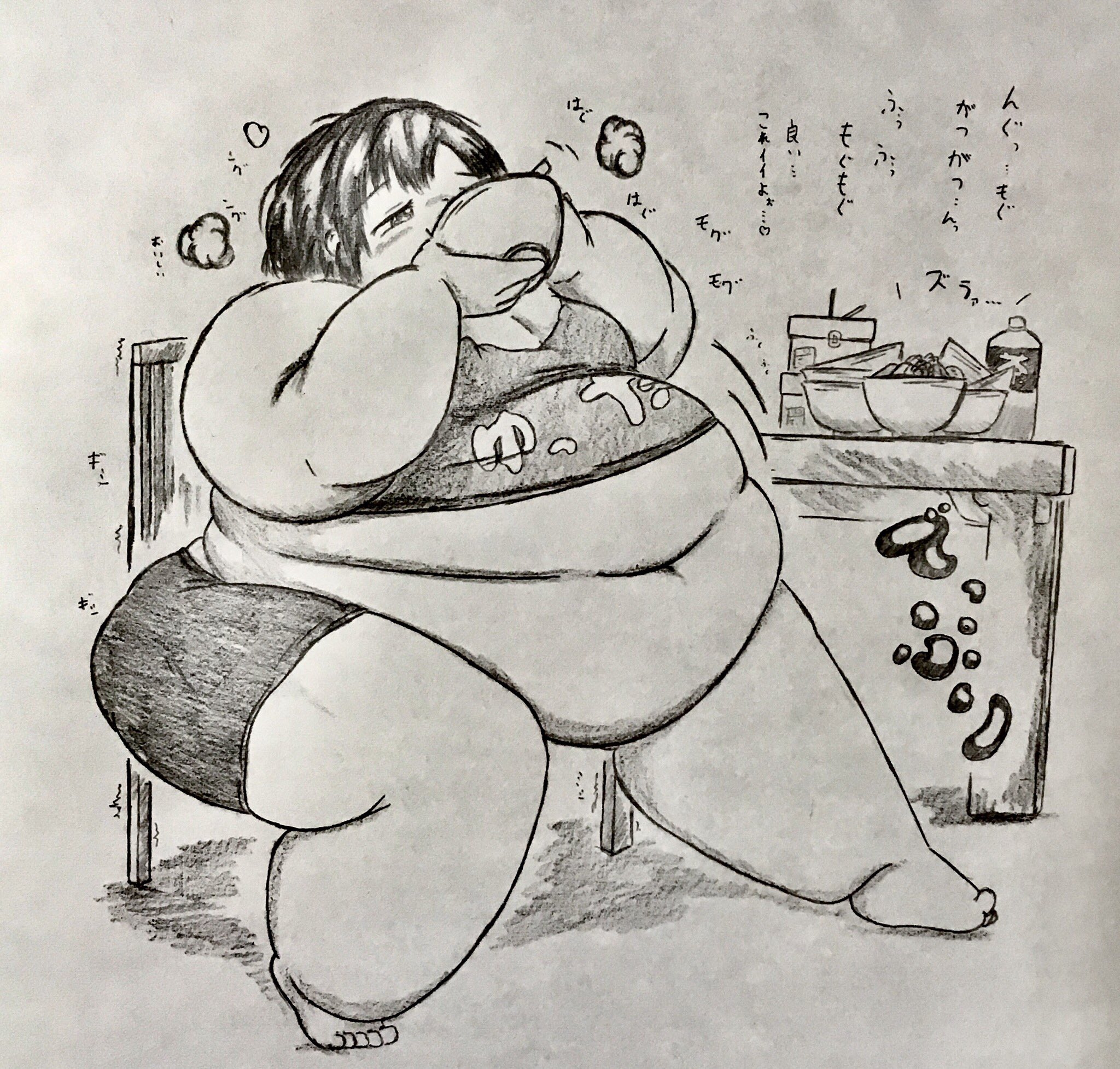 真砂 おいひぃ もぐもぐガツガツ 以前 ライス大盛りさん Sensyu 2929 に書いて頂いたssの飯島 多恵ちゃんの食事シーンを描いてみました やはりご飯を一心不乱に食べる姿はかわいい 肉の日 T Co Xgz7fuctxd Twitter