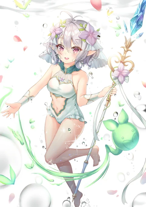 プリンセスコッコロ水着
#プリコネR #コッコロ 