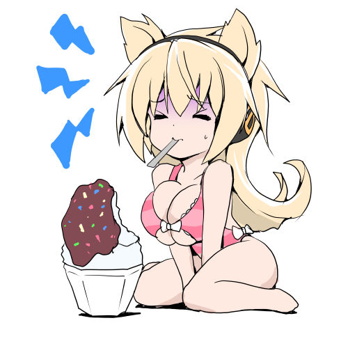 夏チョコの可能性を探求するセシリア・チェロ 