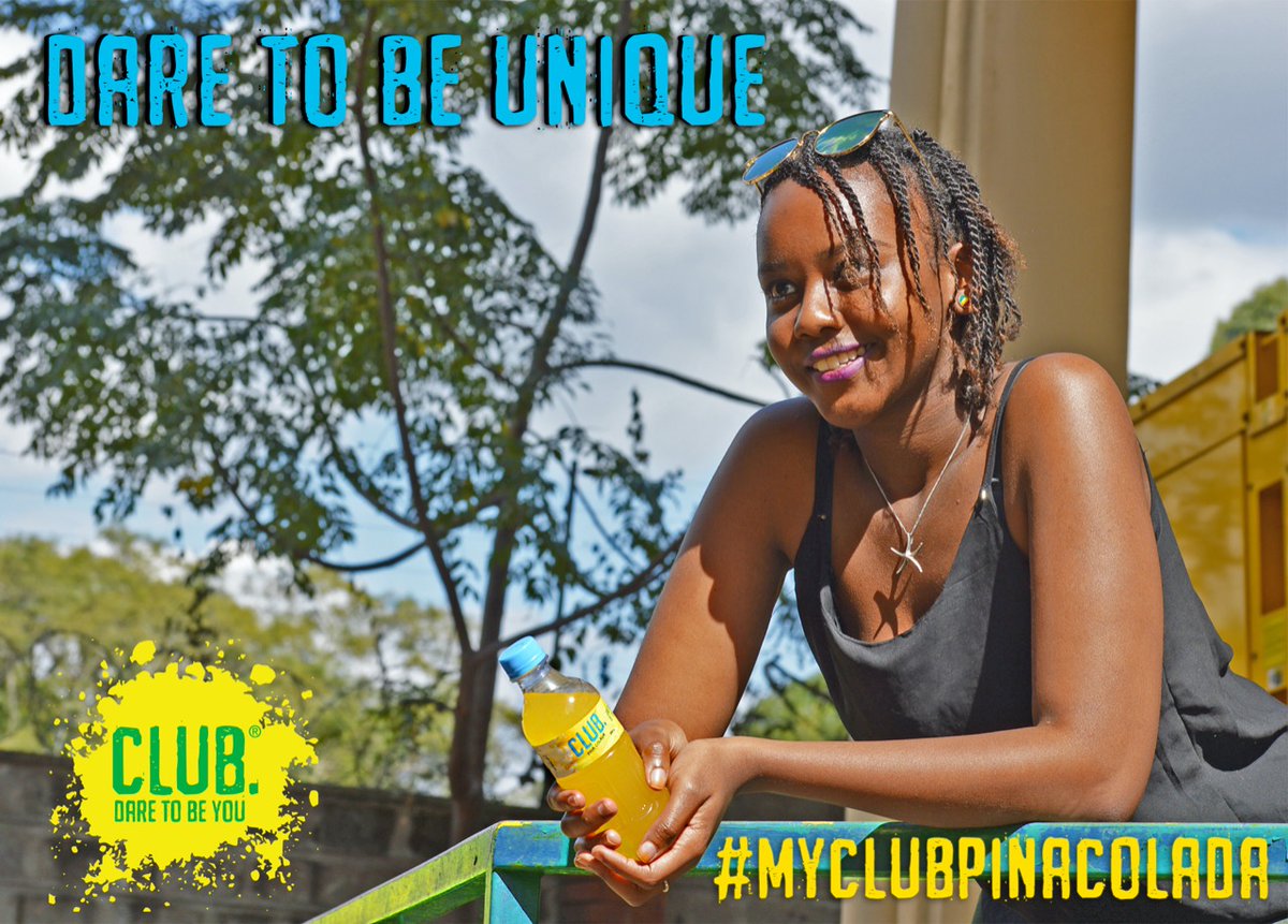 CLUBSoda_KE's tweet photo. What makes you unique? 😊😎
#MyCLUBPinaColada #DareToBeUnique #DareToBeYou https://t.co/Si4nP6la7D