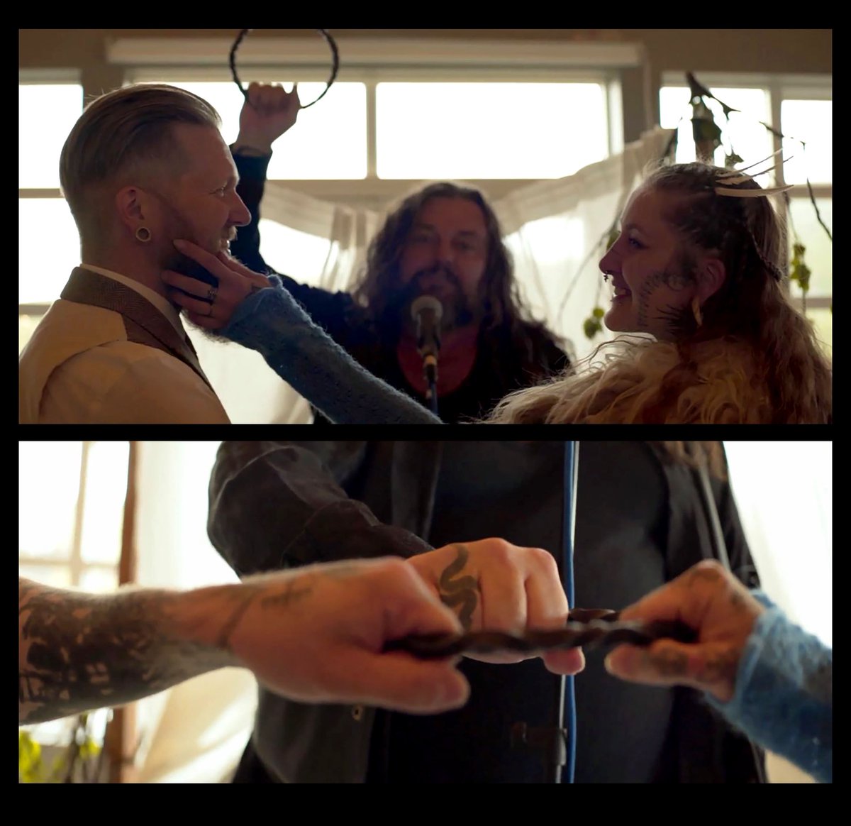 Gifting Kolbeins &amp; Zivu að fornum sið í Eyvindartungu á sumarsólstöðum 2020.