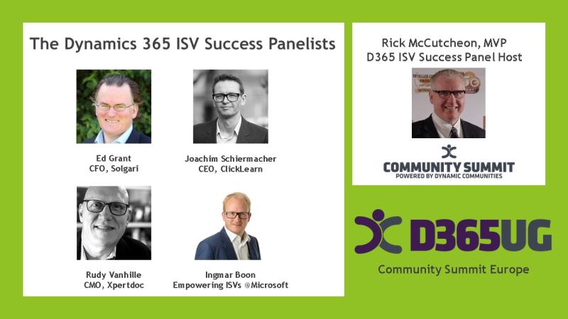 ExperlogixDA's tweet photo. #extreme365 and #D365UG is almost here! Join Xpertdoc Technologies, Inc. CMO Rudy Vanhille for an ISV Success Panel discussion featuring ISV leaders who will share their experiences in building and accelerating a D365 ISV business! #microsoftpartners #appsource #msdyn365 https://t.co/MJI7u9AHYa
