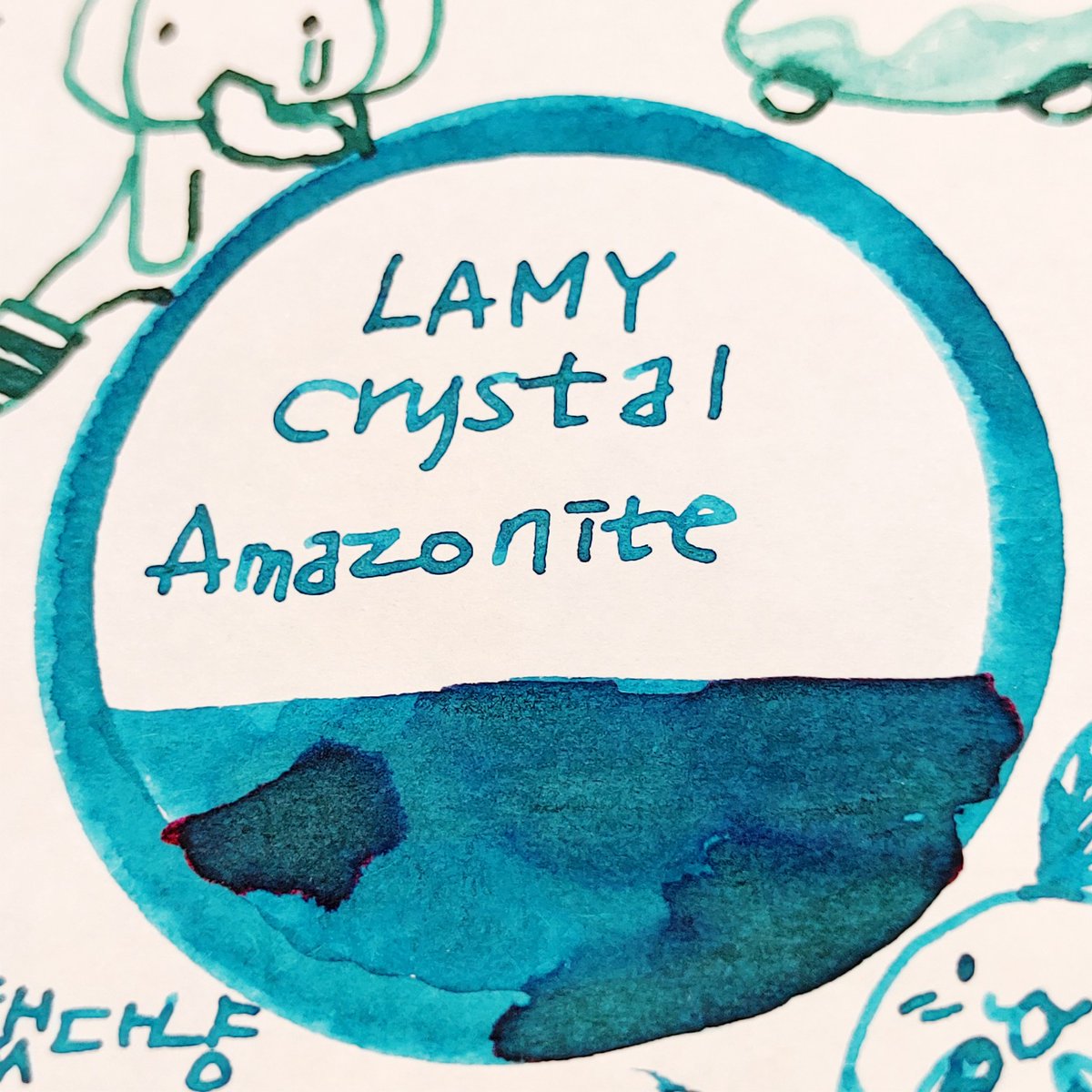 floatingcat_day's tweet photo. #라미 #라미잉크 #라미크리스탈 #아마조나이트 #lamy #crystalink #amazonite #インク沼 https://t.co/RQDGxS6vby
