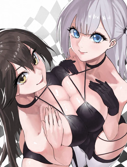 瑞鶴翔鶴Wおっぱい
#瑞鶴 #翔鶴 #アズールレーン 