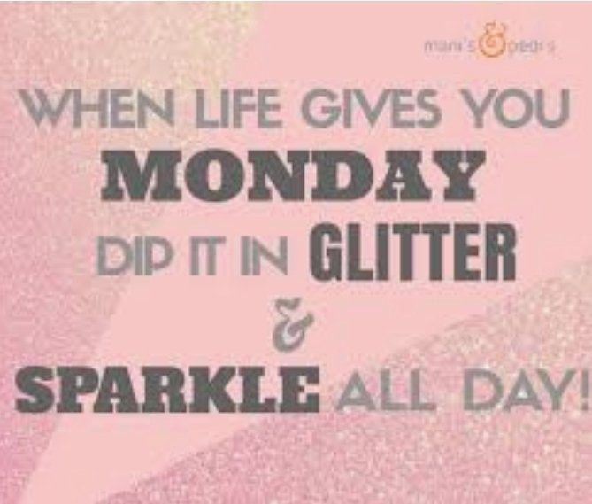 It's Mooooooonday!! Time to sprinkle ourselves with success and shine all day!! @Fe_cupcakes9 @zaentre @OS_CallCenter @GSpear_ @attlisa1 @beautybytraloni  @SEA_Olayinka @LindseyShaniqua @DeshedaL @gaby3rdpower  @Mr_At_This_Time @ndejunta74 #LifeAtATT #TuggleNation