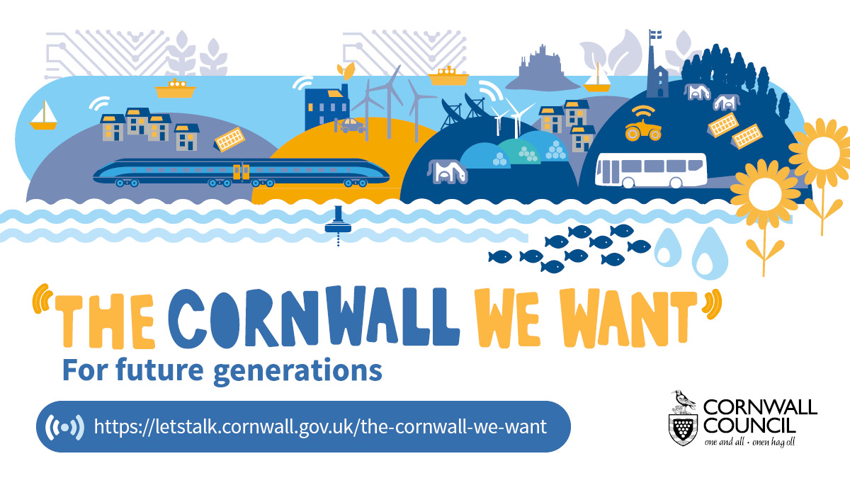 Just 1 in 10 of you said you want things to go back to the way they were before the Covid-19 pandemic.

So we're launching our biggest ever listening project - The Cornwall We Want - to hear how, together, we can help shape Cornwall's future.

More here ➡️ bit.ly/2YHZz39