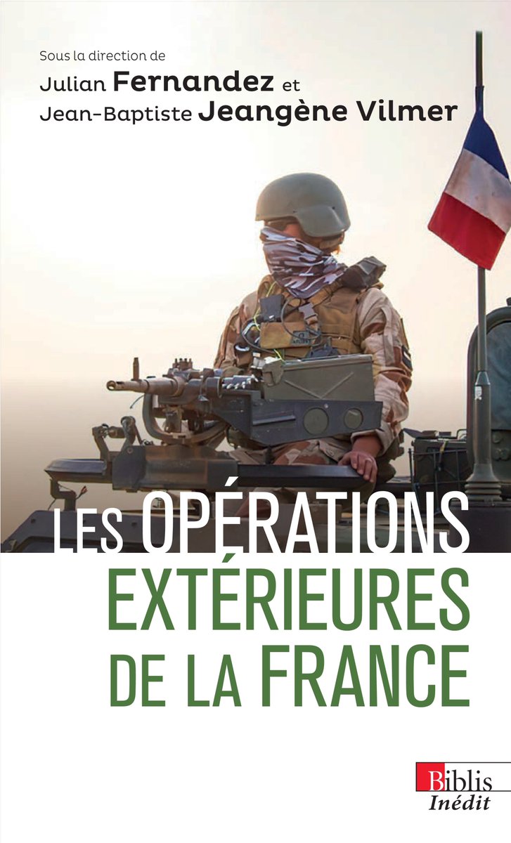 jeangene_vilmer's tweet photo. [FIL] A paraître le 8 octobre chez @CNRSEd, un ouvrage collectif sur les OPEX dirigé avec @julio_fz, qui fait suite à un colloque @AfriThucy/@IRSEM1 enrichi de nouvelles contributions pour atteindre un bel équilibre civilo militaire. Merci à tous les auteurs ! https://t.co/DmroTl0nZ5