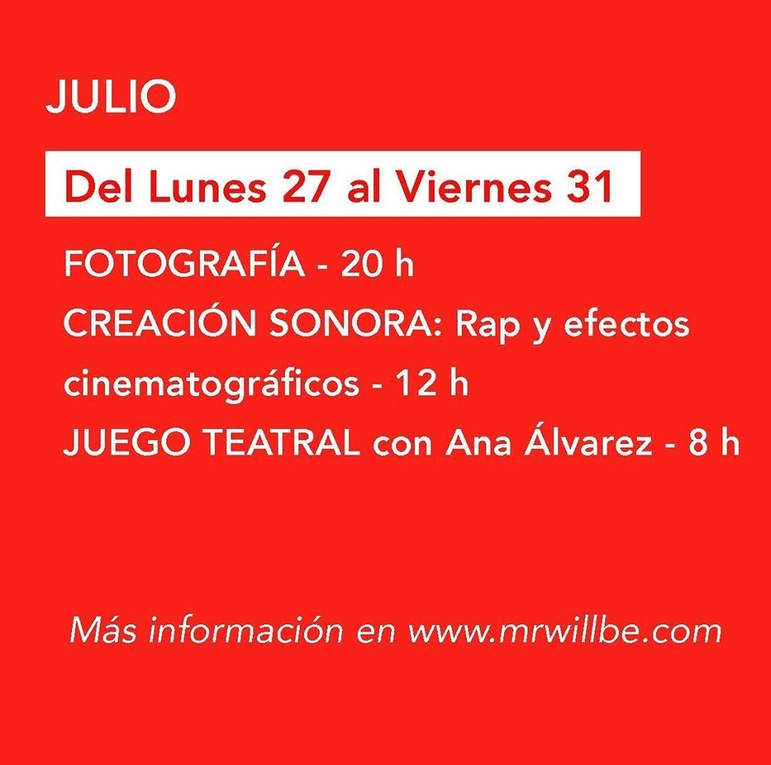 En Mr. Willbe tienen el mes de julio lleno de talleres maravillosos para los más peques de la familia. ¿Ya les has echado un vistazo? 🧐

Más info en: @MrWillbeTdT