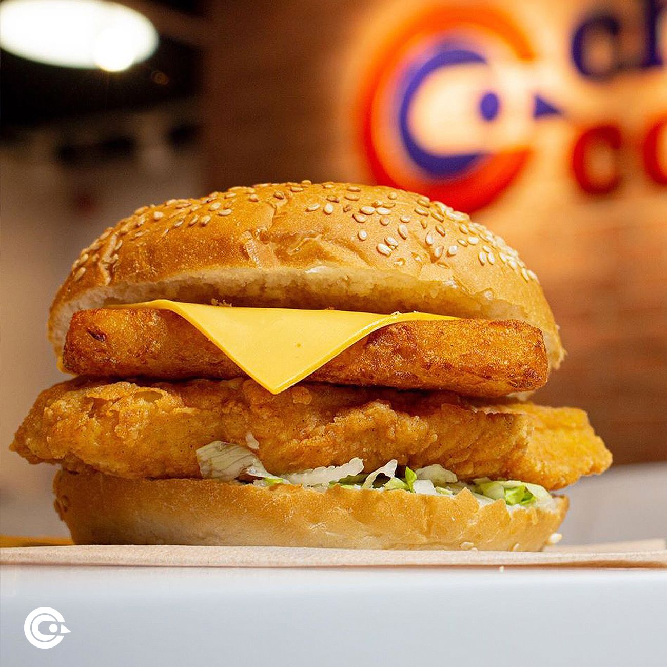 Chicken Cottage UK on Twitter "Behold, the mighty Mountain burger… 🙌