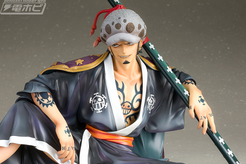 電撃ホビーウェブ 0rt 差し替えパーツによって シャンブルズ を発動しているようなポーズが再現可能 ワンピース 和服姿なp O P トラファルガー ローフィギュアの魅力を電ホビ撮り下ろし写真で徹底紹介 T Co Ai6y8coyxl Onepiece