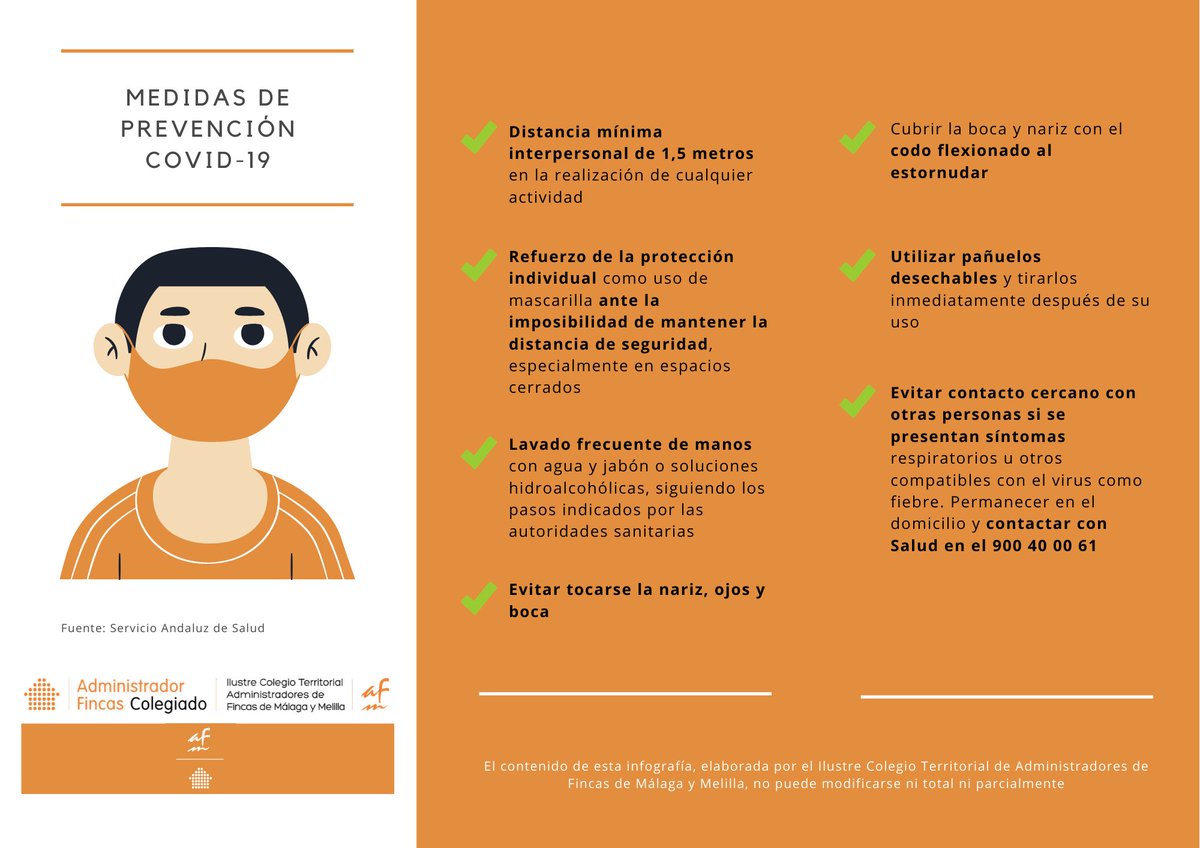 CAFMalagaES's tweet image. 🔴 Desde el @CAFMalagaES recordamos la importancia de cumplir las medidas de seguridad de las autoridades sanitarias frente a la COVID-19 👇